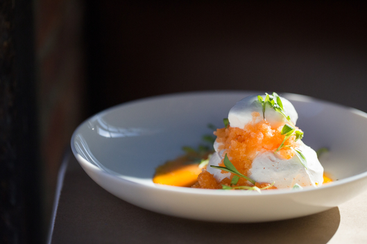 Erin Kanagy-Loux of Reynard at Wythe Hotel: Carrot Pavlova, Cream Cheese an