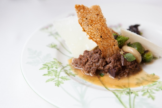 Antelope Ragu, Casarecce, Brussels Sprouts, and Parmesan