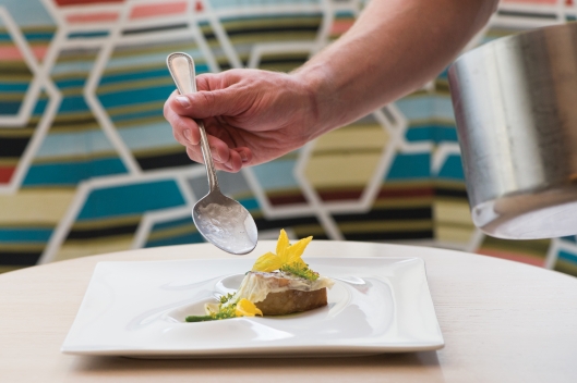 Johnny Spero of minibar: Lamb, Cucumbers, Whey, and Dil