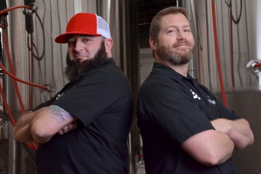 Brewers Dave Coleman and Mike McGarvey of 3 Stars Brewing Company