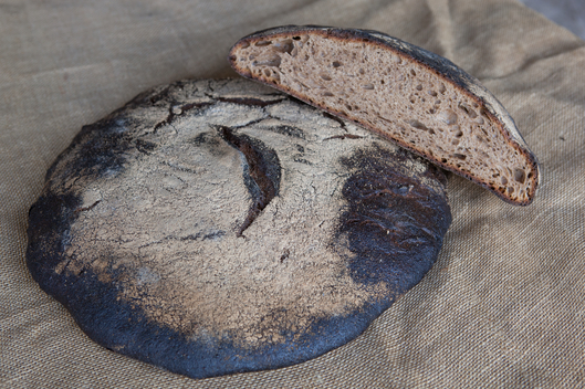 Austin Hall of She Wolf Bakery: Artisan Bread Selection featuring Miche