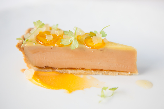 Thomas Allan of The Modern : Foie Gras Tart, Kumquats and Fennel
