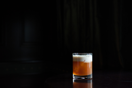 Chris Lowder of The NoMad: The Shaman: La Diablada Pisco, Gentiane Aperitif, Pin